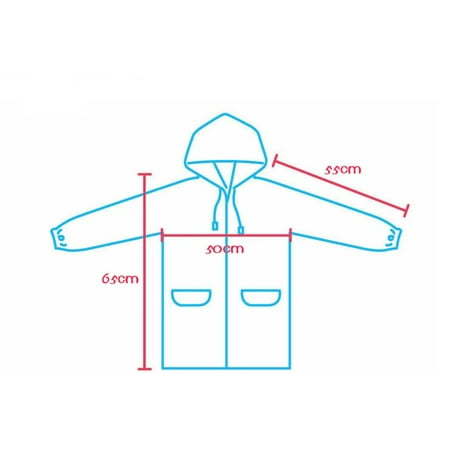 

nsendm Jacket Rain Waterproof Raincoat Boys Hooded Cartoon Girls Rainwear Toddler Long Boys Coat&jacket Girls Rain Cost Childrenscostume Blue One Size
