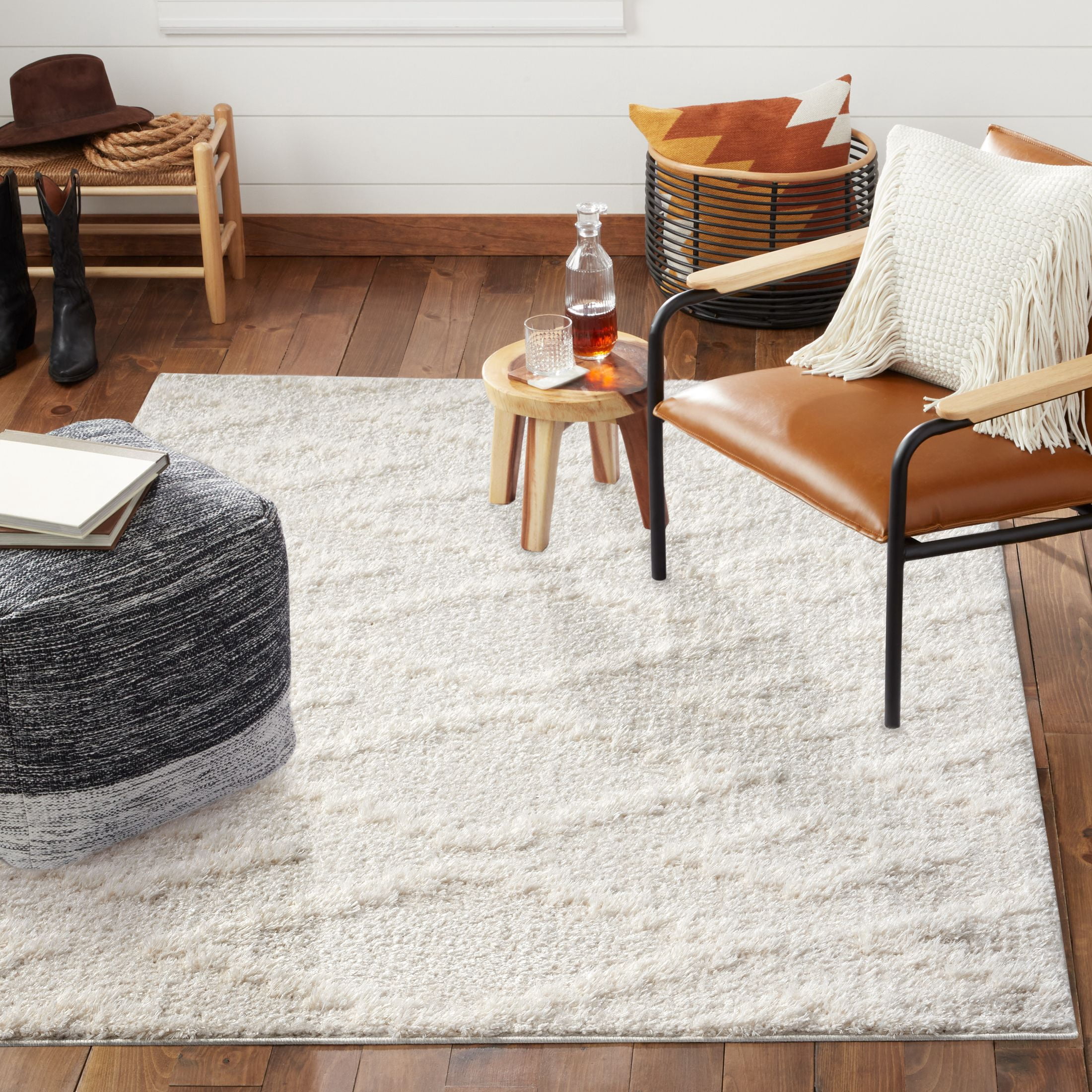 Wanda June Mona Area Rug by Miranda Lambert, Ivory, 5 ft 2 in x 7 ft 2 in