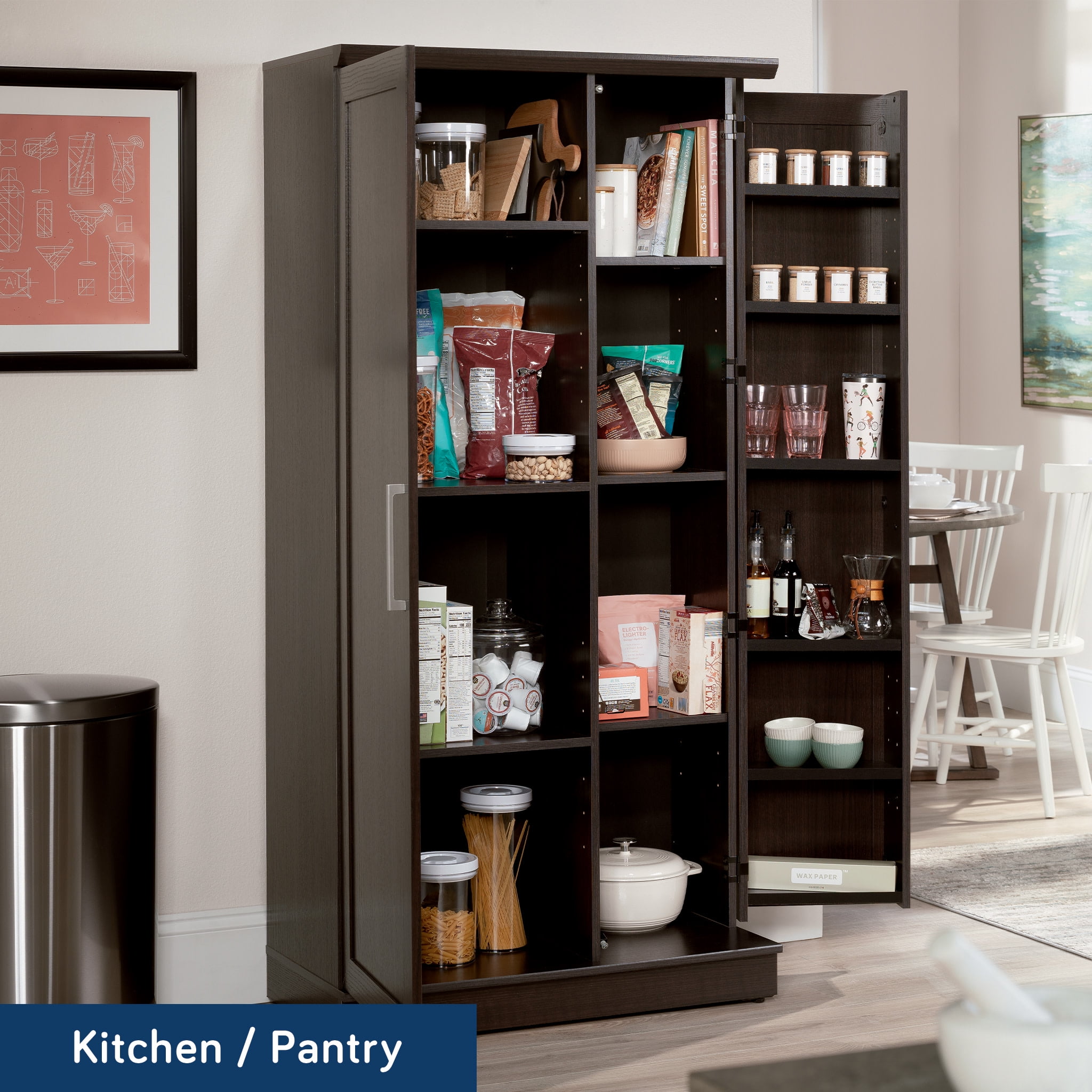 Sauder HomePlus Storage Cabinet, Dakota Oak Finish
