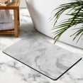 thumbnail image 5 of 20x32 inch Bath Rug Runner in Elegant Marble - Soft & Luxurious Microfiber Bathroom Mat, Non-Slip, Long Design, Perfect for Tub & Shower, Machine-Washable, 5 of 5