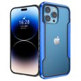 thumbnail image 3 of Case for iPhone 16 Pro Max, [Military Grade Drop Protection] [Wireless Charging] Soft TPU Frame + Clear Hard PC Back Case, Shockproof Non-Slip Stylish Cover for iPhone 16 Pro Max - Blue, 3 of 10
