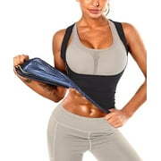 SEXYWG Sauna Vest for Women Sweat Tank Top Waist Trainer Training Body Shaper Workout Gym Slimmer Corsets