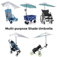 thumbnail image 4 of G4Free UPF 50+ Parasol de Plage Réglable TG avec Pince Universelle pour Chaise, Sacs de Golf, Poussette, Fauteuil Roulant, Gradin, Patio (Lac), 4 of 9