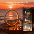 thumbnail image 4 of Despertador Sunrise, luz de despertador con luz blanca, ruido blanco, 4 of 9