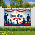 thumbnail image 7 of Patriotic Design Military Tribute Honoring Soldiers Memorial Day Celebration Banner for Military Events Patriotic Ceremonies Veterans Day Display, 7 of 7