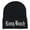 Long Beach, variant on Top Headwear Cities Old English Beanie - Custom Embroidered Long Cuff Black Beanie Cap Compton