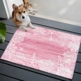 thumbnail image 4 of Sea Stars Washable Small Entryway Area Rugs 2'x3', Summer Beach Sea Star Coral Pink Texture Low Pile Throw Rug Non-Slip Sturdy Edge Binding Carpet for Front Door Floor Room Entry, 4 of 9