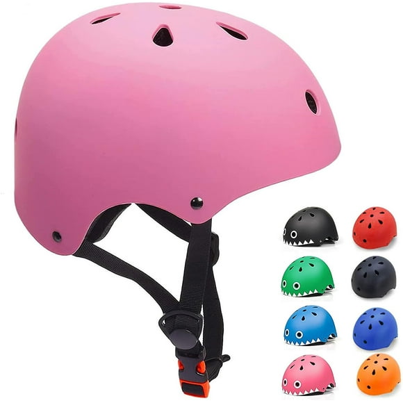 Kids Helmet Age 3 Toddlers Bike Helmet Kids Skateboard Helmet For Boys Girls Adjustable Helmet(pink)
