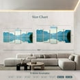 thumbnail image 4 of Elephant Stock Lake Mcdonald Morning Mist Wall Art - Horizontal Multi Panel Canvas - 5 Pieceliving Room Wall Decor - Photography Nature Multi Panel - Blue And Teal Decor - 94" x 48", 4 of 8