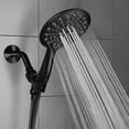 Couradric Handheld Shower Head, 6" Chrome Face 6 Spray Setting Shower