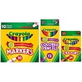 thumbnail image 2 of Paquete Crayola Classic 3 Artículos Crayones 24 Count Marcadores de Línea Broad 10 Count, 2 of 2