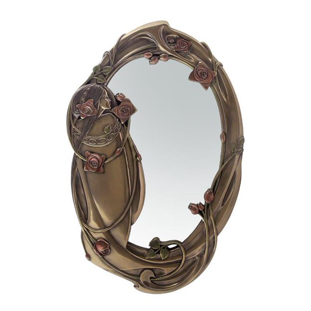 Rose And Lady Mirror Art Nouveau Amp Art Deco Walmart Com Walmart Com