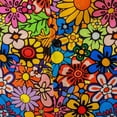 thumbnail image 6 of CONZONE Mens 70S Disco Buttons Down Shirts Long Sleeve Hippie Shirts for Men Trendy Floral Graphic Lapel Soft Lightweight Tops, 6 of 8