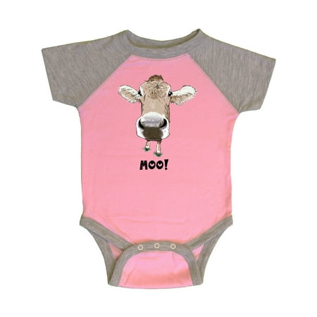 

Inktastic Moo!Cow! Gift Baby Boy or Baby Girl Bodysuit