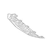 Genuine OE Mercedes-Benz Under Cover - 117-885-00-36