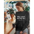 thumbnail image 2 of Mom Sweatshirt Thou Shall Not Try Me Mama Shirt Funny Mom Gift Women Sweatshirt X-Large Red, 2 of 5