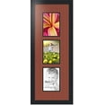 thumbnail image 1 of collage photo frame double mat with 3 - 5x7 openings and  black frame, 1 of 2