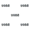 thumbnail image 2 of maskred 4 Pieces Ferrule Rubber Crutch Bottom Gray Tips End Protector Style A 5Set, 2 of 6