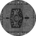thumbnail image 1 of Ahgly Company Indoor Round Persian Gray Traditional Area Rugs, 6' Round, 1 of 1