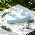 thumbnail image 7 of Disposable Pillow Case Covers(Pack of 2),Soft Non Woven Fabric Hygienic Breathable for Travel,Pillow Cases Disposable 19''Width x 33''Length (Light Blue), 7 of 7