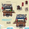thumbnail image 3 of Hweilai Kit de Mini Blocs Street View (951 Pcs) - Chariot, Cadeau pour Adultes, Garçons, Filles 6+, Non Compatible avec Lego, 3 of 5