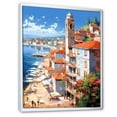 thumbnail image 2 of Designart "Scenic Views Of Italy I" Italy Floater Framed Wall Decor, 2 of 5