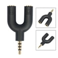 thumbnail image 4 of 3.5Mm Headphone Ysplitter Adapter Plated Microphone Audio Stereo Converter 8Pcs Mingyqi, 4 of 5