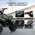 thumbnail image 5 of Yesfashion 12V Kids Ride on Car Electric ATV, 4-Wheeler Ride on Toys off Road 4WD Car Toy LED Lights, Remote Control Handle, 5 of 7