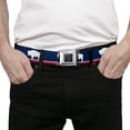thumbnail image 3 of Buckle-Down Belt, Seatbelt Buckle Belt, Wyoming Flags Wyoming Typography, 30 to 44 Inches, 3 of 9