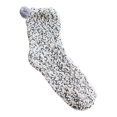 thumbnail image 4 of Guardurnaity Cake Sock Coral Fleece Calcetería Acogedor estilo japonés Pies Accesorios Candy Ropa de mujer Moda Dormir Gris claro Gris claro 5piezas, 4 of 6