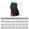 thumbnail image 4 of Santic Cycling Shorts Padded for Mens Bicycle Riding Pants Bike Shorts Cycle Tights Red XS, 4 of 7