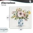 thumbnail image 4 of Stupell Industries Shabby Chic Summer Chinoiserie Assortment Canvas Art, 36 x 36, by Carol Robinson, 4 of 8