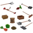 thumbnail image 1 of 13 piezas herramienta de jardinería juguete tenedor cortacésped de Zulema juguetes de rastrillo de pala, 1 of 8