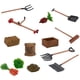 thumbnail image 1 of 13 piezas de herramientas de jardinería para niños, herramienta de , podadora de tenedor, de plástico, herramientas de plantación de, 1 of 9