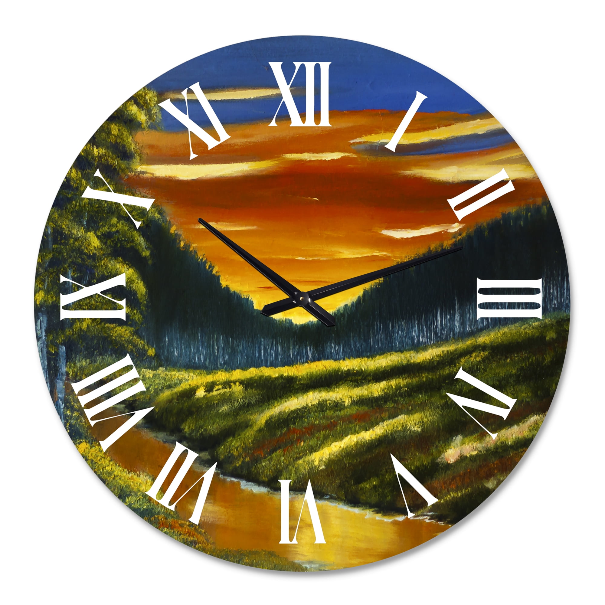 Designart 1 in Traditional Wall Clock