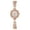 Rose Gold, variant on Mermaid Ladies Watch Round Diamond Bracelet Drawstring Quartz Watch