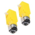thumbnail image 6 of Raindrops  2 Pcs Gear Motor for Robotic Body Toy Car Rc Spare Parts Smart Yellow, 6 of 8