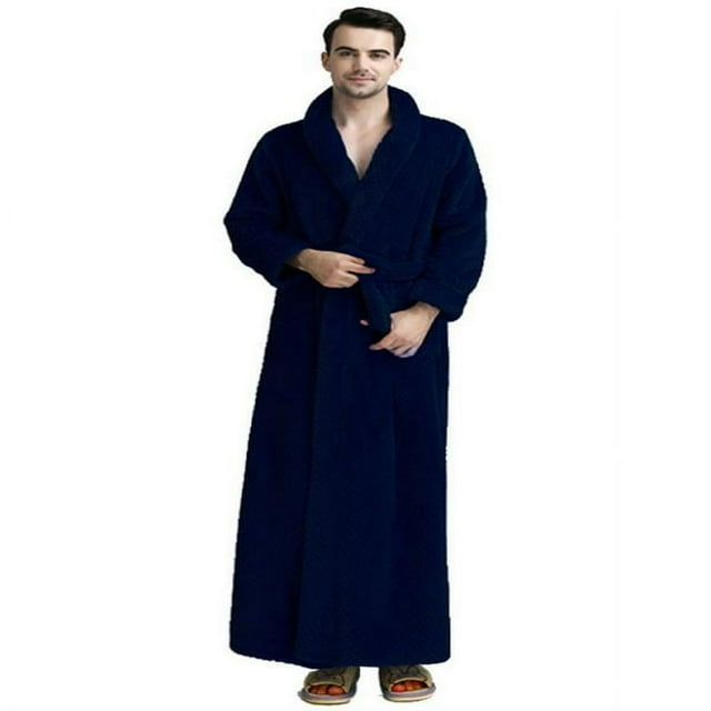 MesaSe Men‘s Turkish Cotton Robe Terry Cloth Kimono Bathrobe