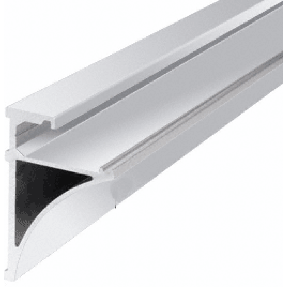 CRL SE3896BA Brite Anodized 96" Aluminum Shelving Extrusion for 3/8