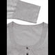 thumbnail image 4 of Camiseta Corta de Larga para Mujer, Top de Cintura Alta, Falda Corta de Punto, Traje de 2 Piezas Y2k, Ropa de Calle. Gris S, 4 of 10