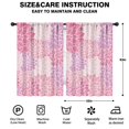thumbnail image 2 of Blackout Kids Curtains,Boho Bohemia Pioneer Flower Art Childrens Insulated Curtains Set Of 2,Bedroom Essentials,Toddler Room Decor 42"x63"(106x160cm), 2 of 4