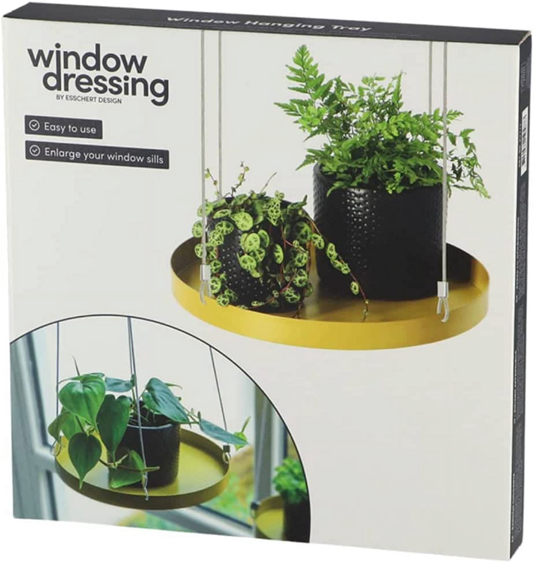 window dressing by esschert design Round Hanging Tray Metal Planter Gold Large Size [check description notes!]:1X Interior design brown dress shoes Dresses – Natural Clothing