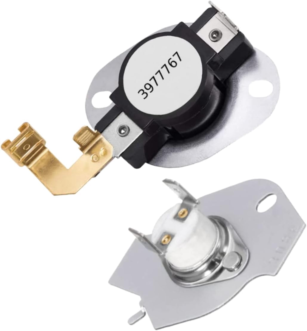 Scaroo N197 Dryer Limit & Thermal Thermostat Kit Fit For Whirlpool 6-PACK