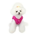 thumbnail image 3 of kladzum Dog Sweaters Dog Warm Shirt Pet Clothing Fall and Winter Pet Clothing Bear Embroidered Vests, Dog Sweaters, Small Dog Coat Warm Sweartershirts, 3 of 5