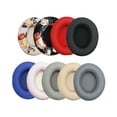 thumbnail image 4 of 1 Paire de Coussinets d'Oreille pour Casque, Protection Auditive, Remplacement pour Studio 2.0 3.0, Imprimé Floral, Noir, 4 of 9