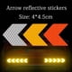 thumbnail image 1 of 1pc reflector abierto del coche con pegatina de la puerta de advertencia delantera y trasera barra de visión trasera espejo puerta 3m material adhesivo reflectante huangjie unisex, 1 of 2