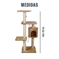thumbnail image 3 of Rascador Mueble Con Casa Gato 112 Cm Fancy Pets Fancy Pets FL8458, 3 of 3