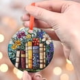 thumbnail image 4 of Book Flower Window Ornament Style, Suncatcher Window Hanging, Bookish Gift, Librarian Gift, Exchange Gift, Book Club, Gifts for Women, 2025, Holiday 2025, Festive Home Accent,, 4 of 5