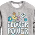 thumbnail image 3 of Peanuts - Flower Power - Toddler & Youth Crewneck Fleece Sweatshirt, 3 of 6