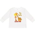 thumbnail image 3 of Inktastic My Nana Loves Me Giraffe Boys or Girls Long Sleeve Toddler T-Shirt, 3 of 5